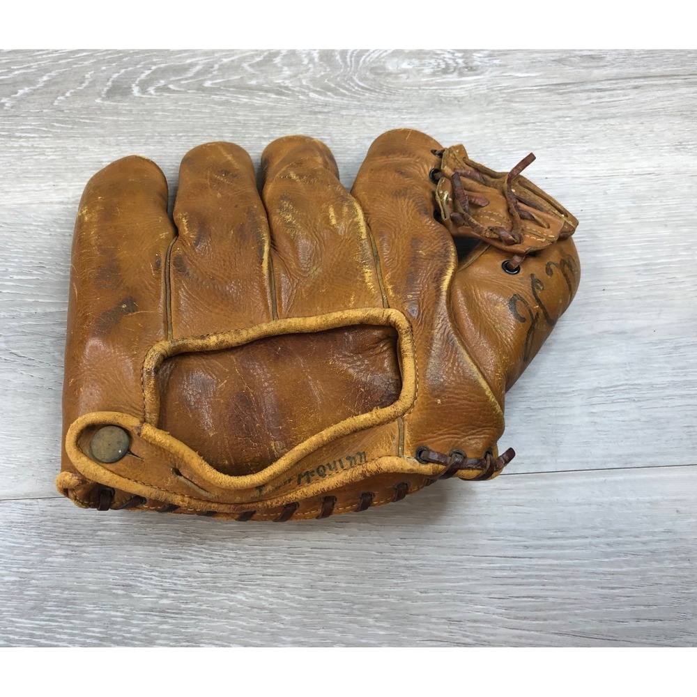Vintage Baseball Glove Leather Baseball Mitt Old School Ball‎ Glove